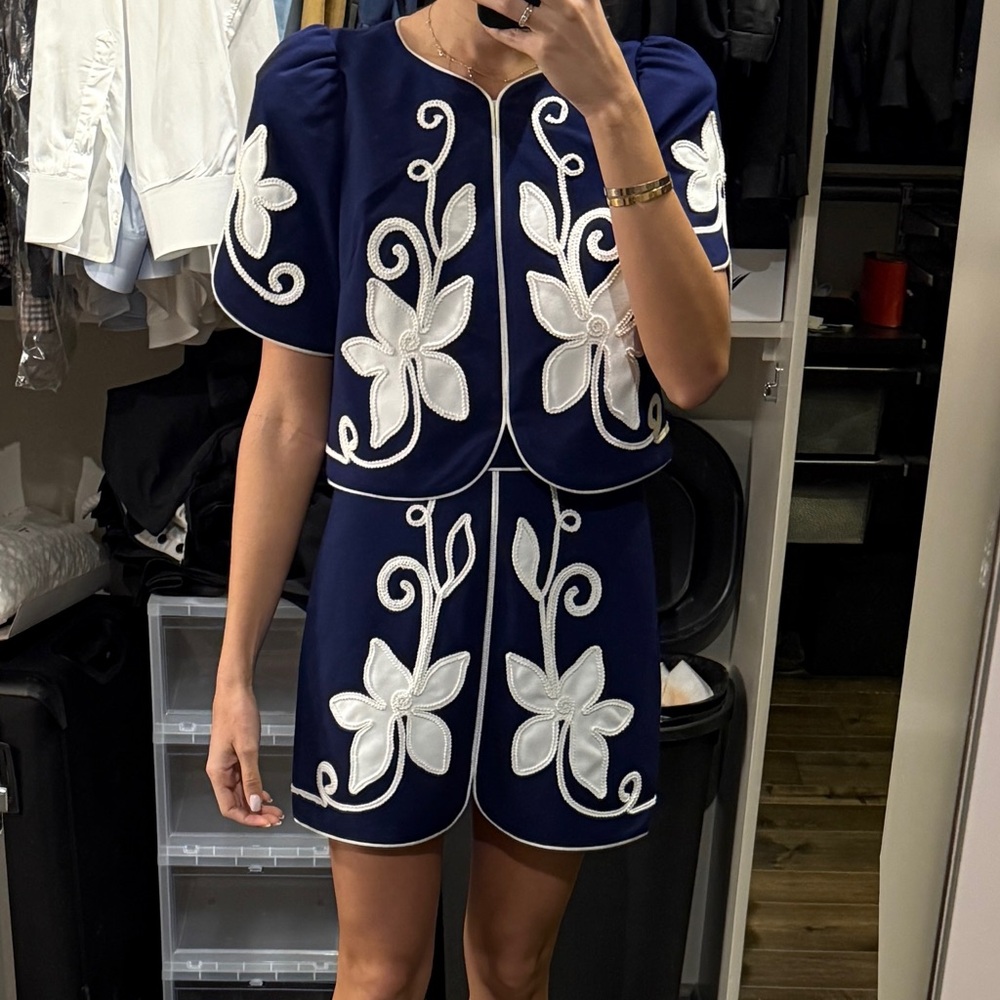 Hunter Bell - Dottie embroidered skirt